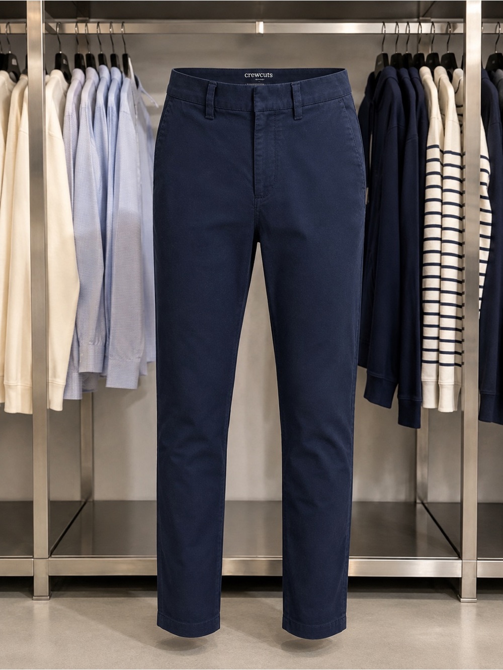 Crewcuts Navy Straight Chino Pants